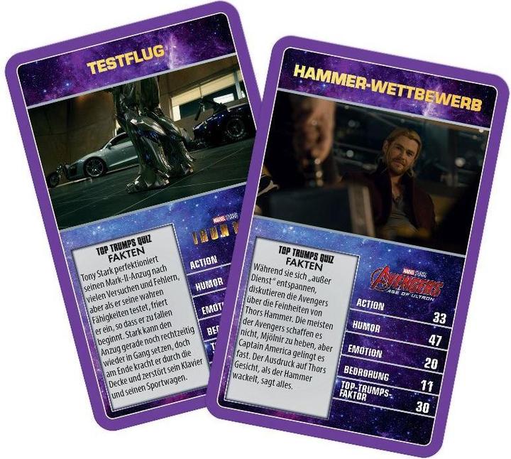 Actual product image Magni Top Trumps Collectables Marvel (German)