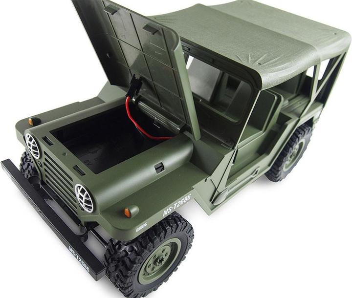 Actual product image Amewi RC AMX U.S. Military Off-Road Vehicle RTR 4WD 1:14 Military green (RTR Ready-to-Run)