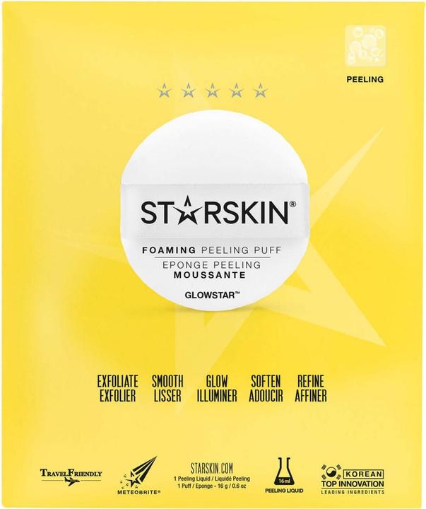 Actual product image Starskin - Glowstar Foaming Peeling Puff (Exfoliation)