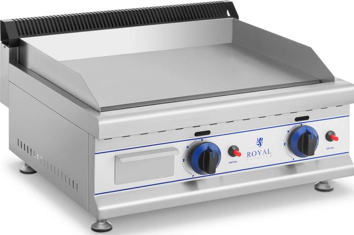 Produktbild Royal Catering Grill Gasgrill Gasbräter Griddleplatte Grillplatte Griddle Bratplatte Bräter Gas (3 kW)