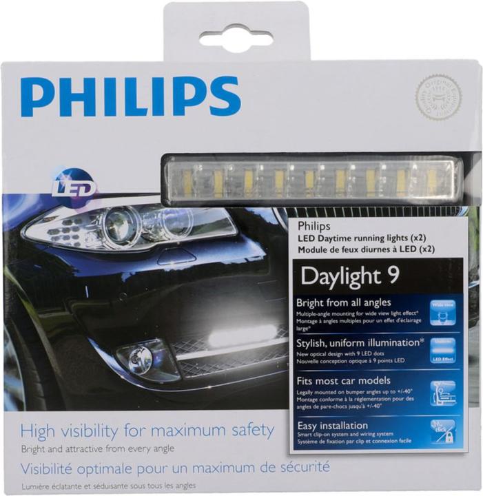 Actual product image Philips Daylight 9 LED daytime running light