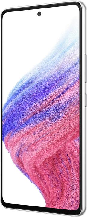 Immagine prodotto Samsung Galaxy A53 5G EU (256 GB, Awesome White, 6.50", Doppia SIM, 64 Mpx, 5G)