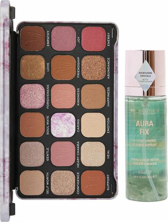Produktbild Makeup Revolution Revolution Make Up Crystal Aura 2 Stück Makeup Set