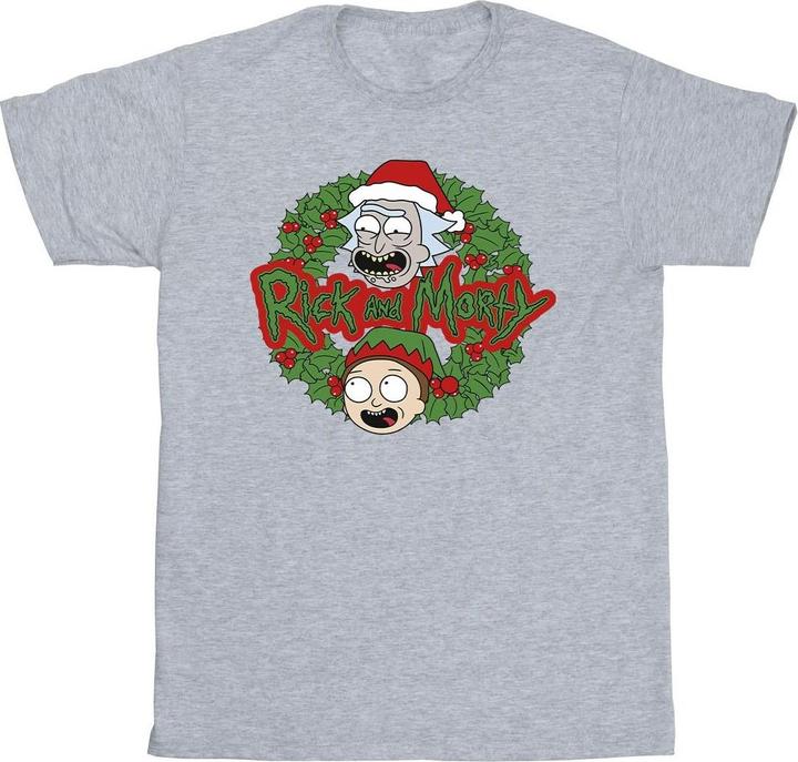 Rick And Morty Christmas Wreath TShirt