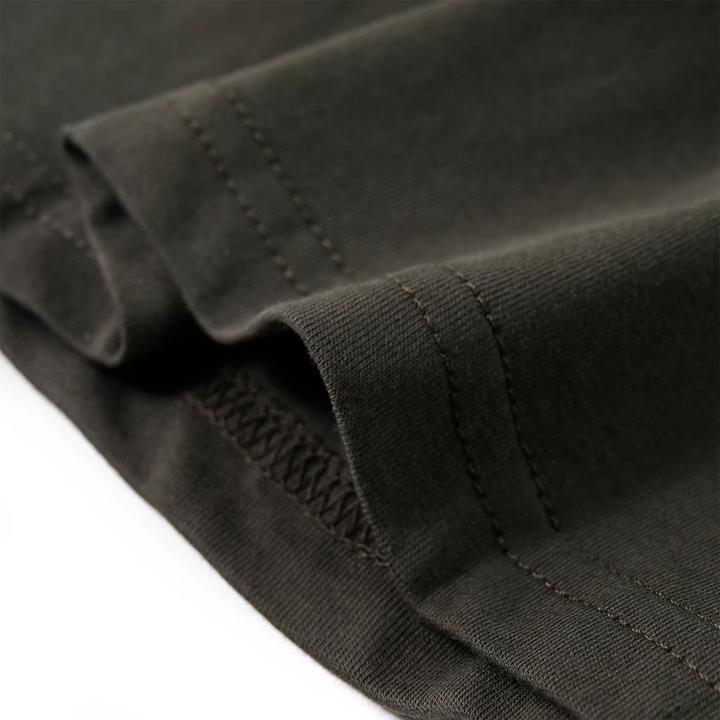 Immagine prodotto VidaXL Camicia da bambino a maniche lunghe kaki 128,Materiale: 100 (128)