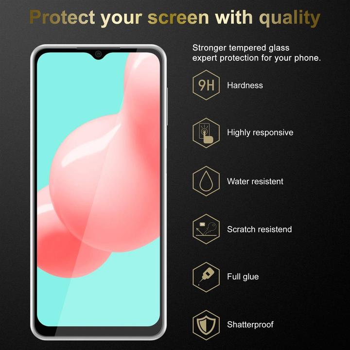 Actual product image Cadorabo Display protection glass (3 Piece, Samsung Galaxy A72, Samsung Galaxy Note 5)