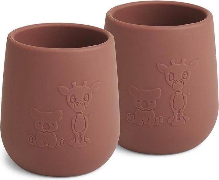 Nuuroo Abel Silicone Cup 2-Pack - Mahogany (NU112)