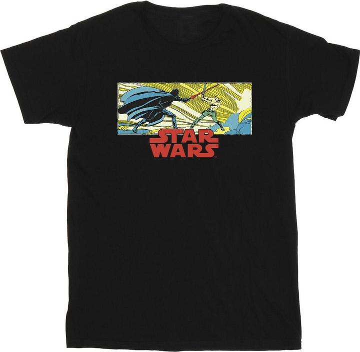 Star Wars Comic Strip Luke And Vader TShirt (L)