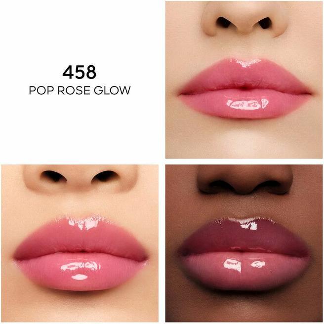 Image du produit Guerlain KissKiss 24 Bee Huile Éclat 458 Pop Rose 9.5 ml (458 Pop Rose Glow)