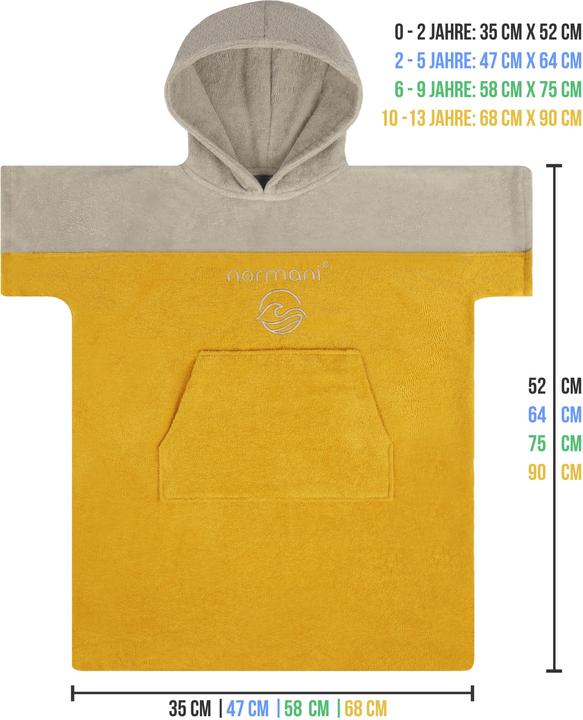 Produktbild Normani Kinder Badeponcho Puwai (2, 3, 4, 5)