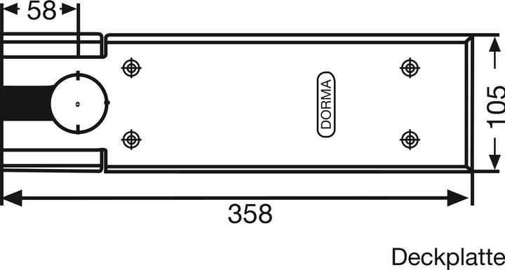 Immagine prodotto Dormakaba Chiudeporta ga pavimento DORMA BTS 80, s (Interno)