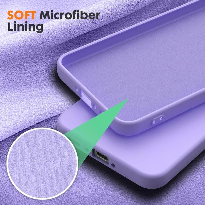 Actual product image Screenguard Samsung Galaxy A56 Liquid Silicone Case Hülle (Samsung Galaxy A56)
