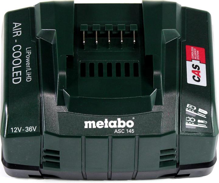 Actual product image Metabo Power 160-5 18 LTX BL OF Battery compressor 18 V 8.0 bar brushless + 2x LiHD battery pack 4.0 Ah + (5 l)