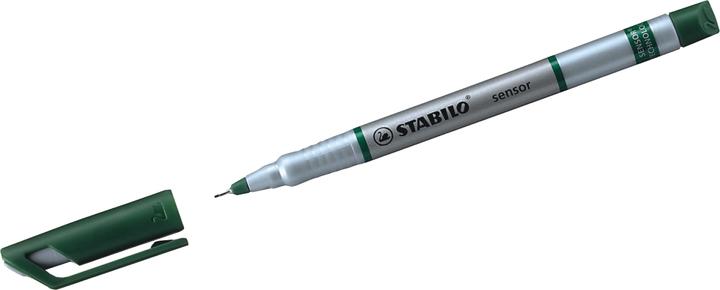 Image du produit STABILO SENSOR F Finliner avec taille-crayon à ressort (Vert, 1 x)