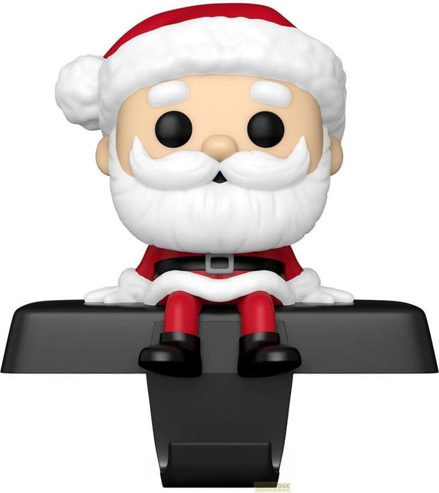 Produktbild Funko Rudolph the Red-Nosed Reindeer POP! Edge-Sitter Figur Santa Claus 9 cm