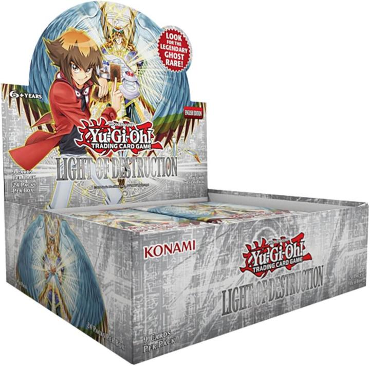 Actual product image Yu-Gi-Oh ! TCG - Light of Destruction Unlimited Reprint Booster Pack Display (24 Boosters) (English, Booster display)