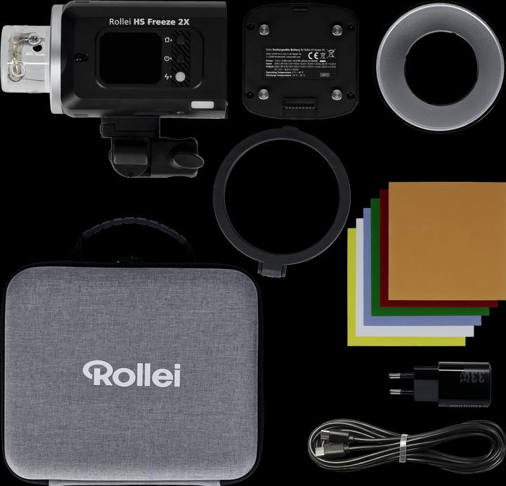 Produktbild Rollei Studioblitz | mit Akku | HS Freeze 2X (250 W, Set)