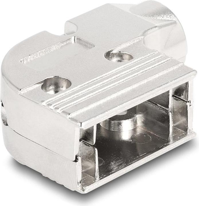 Produktbild Delock D-Sub Gehäuse für 9 Pin Stecker / Buchse 90° gewinkel
