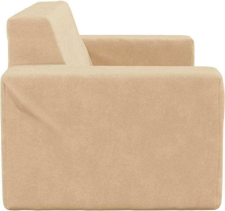 Produktbild VidaXL Kindersofa 2-Sitzer Creme Weich Plüsch (Kindersofa)