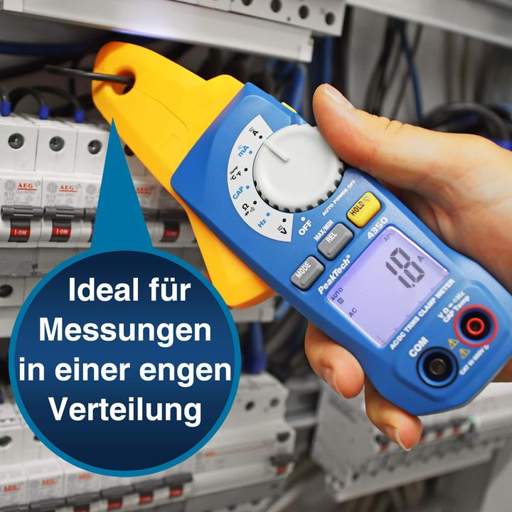 Actual product image Peaktech P 4350 Current clamp meter (CAT III 600V)