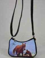 Kögler Minihandtasche Pferde auf Berg, Mario Moreno, colo