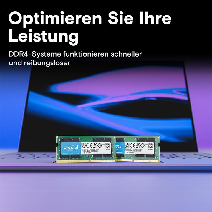 Image du produit Crucial Laptop Memory (1 x 16GB, 3200 MHz, RAM DDR4, SO-DIMM)