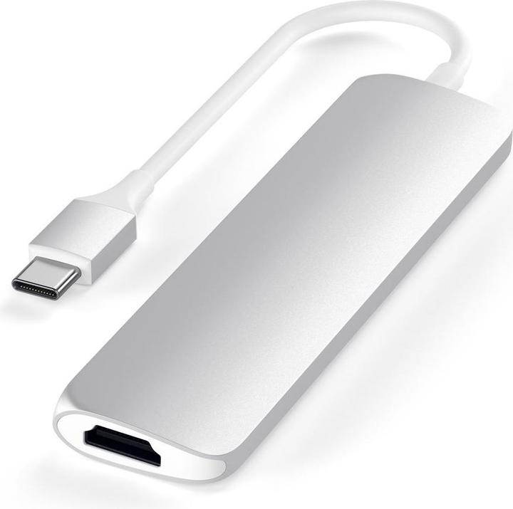 Image du produit Satechi USB-C Slim Multiport V2 (USB-C, 6 Ports)
