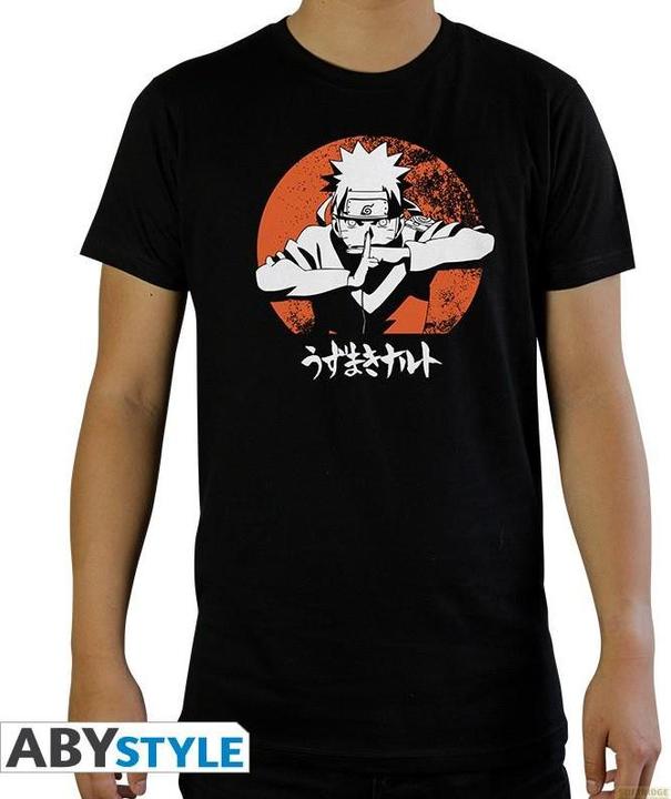 ABYstyle NARUTO SHIPPUDEN - Tshirt Naruto man SS black - basic