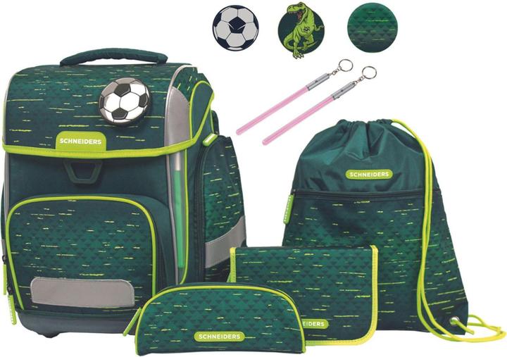 Actual product image Schneiders School bag set Soccer Star green (21 l)