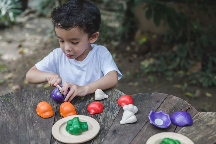 Produktbild Plantoys 5-farbiges Gemüseset