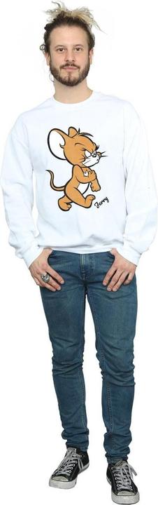 Actual product image Tom & Jerry Mens Angry Mouse Cotton Sweatshirt (3XL)