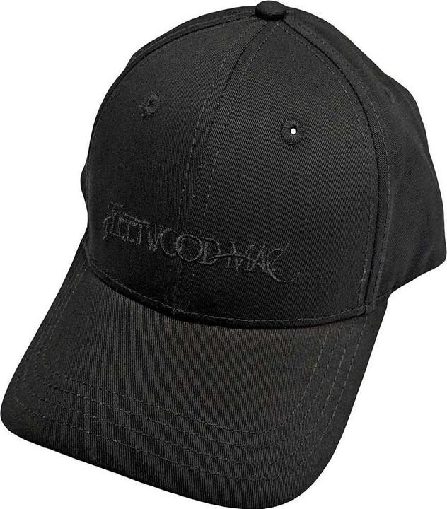 Actual product image Fleetwood Mac Unisex Adult Text Logo Baseball Cap (One size)