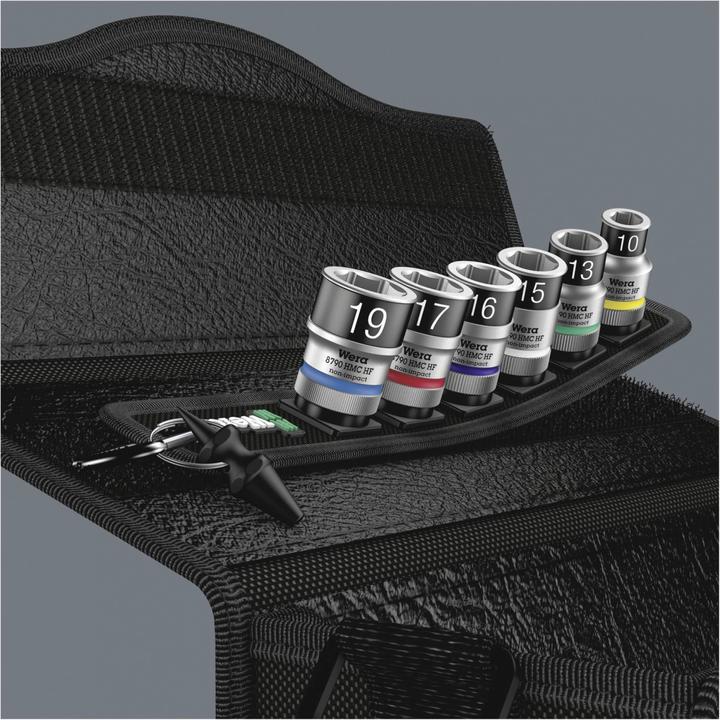 Produktbild Wera Belt C 1 Zyklop Steckschlüsseleinsatz-Satz (19 mm, 16 mm, 13 mm, 17 mm, 15 mm, 10 mm)