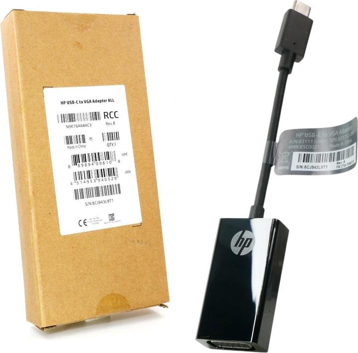 Actual product image HP USB-C to (VGA, 2.55 cm)