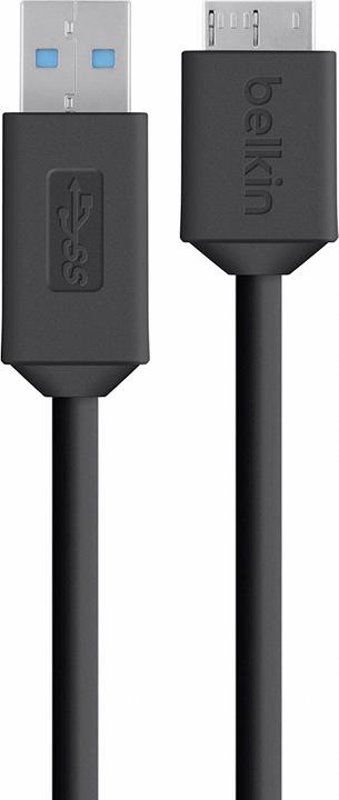 Produktbild Belkin USB 3.0 Micro-B auf USB-A Kabel, Pro Series, 1,8 (1.80 m, USB 3.0, 4.50 W)