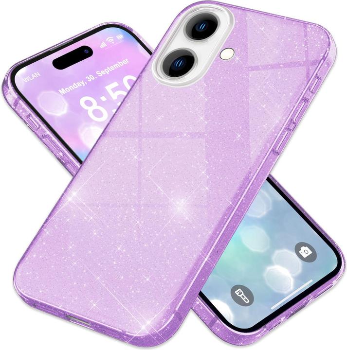 Actual product image Nalia Glitter hybrid cover (Apple iPhone 16)