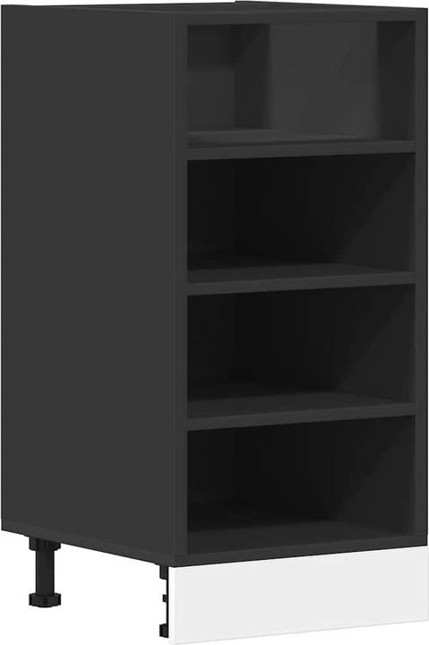 Produktbild VidaXL Unterschrank Schwarz 40x44,5x81,5 cm Holzwerkstoff Küchenschrank