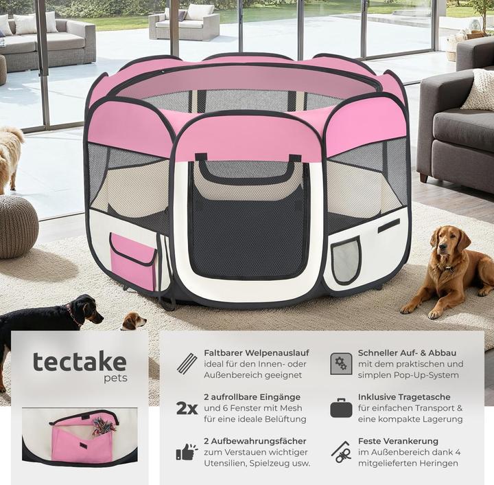 Image du produit tectake Parc à Chiots Chiens