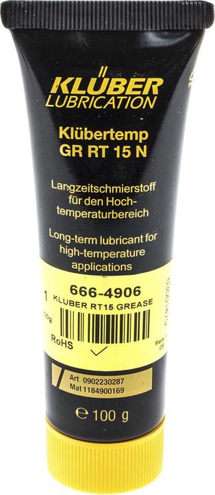 Produktbild Klüber Schmierfett Fomblin RT15 Tube 100g