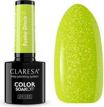 Immagine prodotto Claresa Smalto per unghie ibrido Soak Off Uv Led Funky Disco 7,5g (Discoteca Funky, Vernice UV gel)