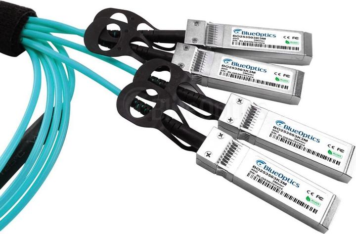 Produktbild BlueOptics H3C QSFP-4X10G-D-AOC-3M kompatibles AOC QSFP BO253503K3M
