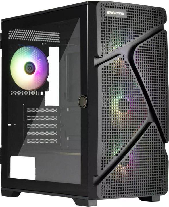 Enermax MarbleShell MS31 ARGB (black, tempered glass) (Mini-ITX, mATX, ATX)