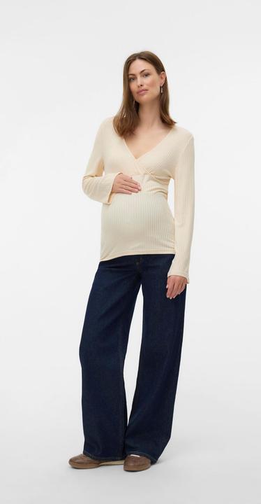Immagine prodotto Mamalicious Normal geschnitten V-Ausschnitt Top Bluse (M)