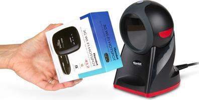 Actual product image Hamlet HBCS-2D360 barcode reader Fixed barcode reader 1D/2D CMOS Black (1D barcodes, 2D barcodes)