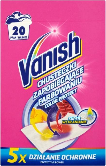 Actual product image Vanish Colour Protect 10pcs (5 Washing cycles)