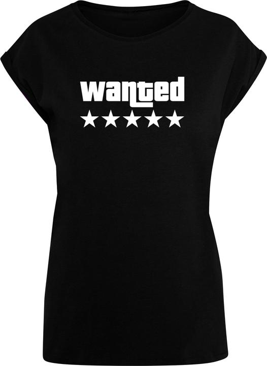 Actual product image Merchcode Laides Wanted Extended Shoulder Tee - 113371 (XL)