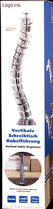 Produktbild LogiLink Flexibler Kabelkanal für den Schreibtisch, 720 x 75 mm (15 G (Kabelschlauch, 72 cm)