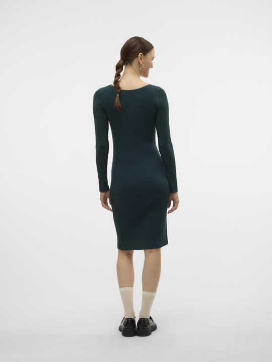 Image du produit Vero Moda VMABA BUTTON LS BOATNECK DRESS GA EXC Robe en maille (XL)