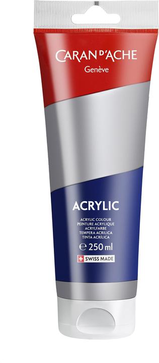 Actual product image Caran d'Ache Acrylic (Silver, 250 ml)