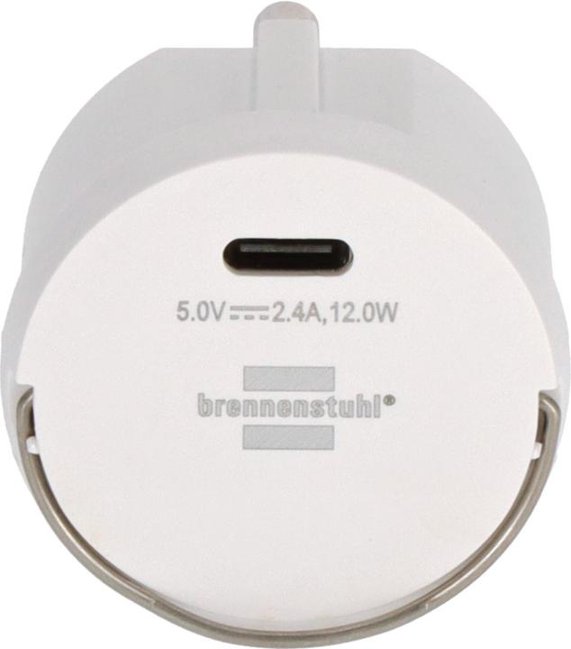 Produktbild Brennenstuhl Steckdoseneinsatz USB C 2,4A (1 x, CEE 7/3)
